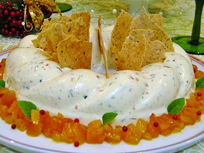 MOUSSE DE PRESUNTO CRU E DAMASCOS