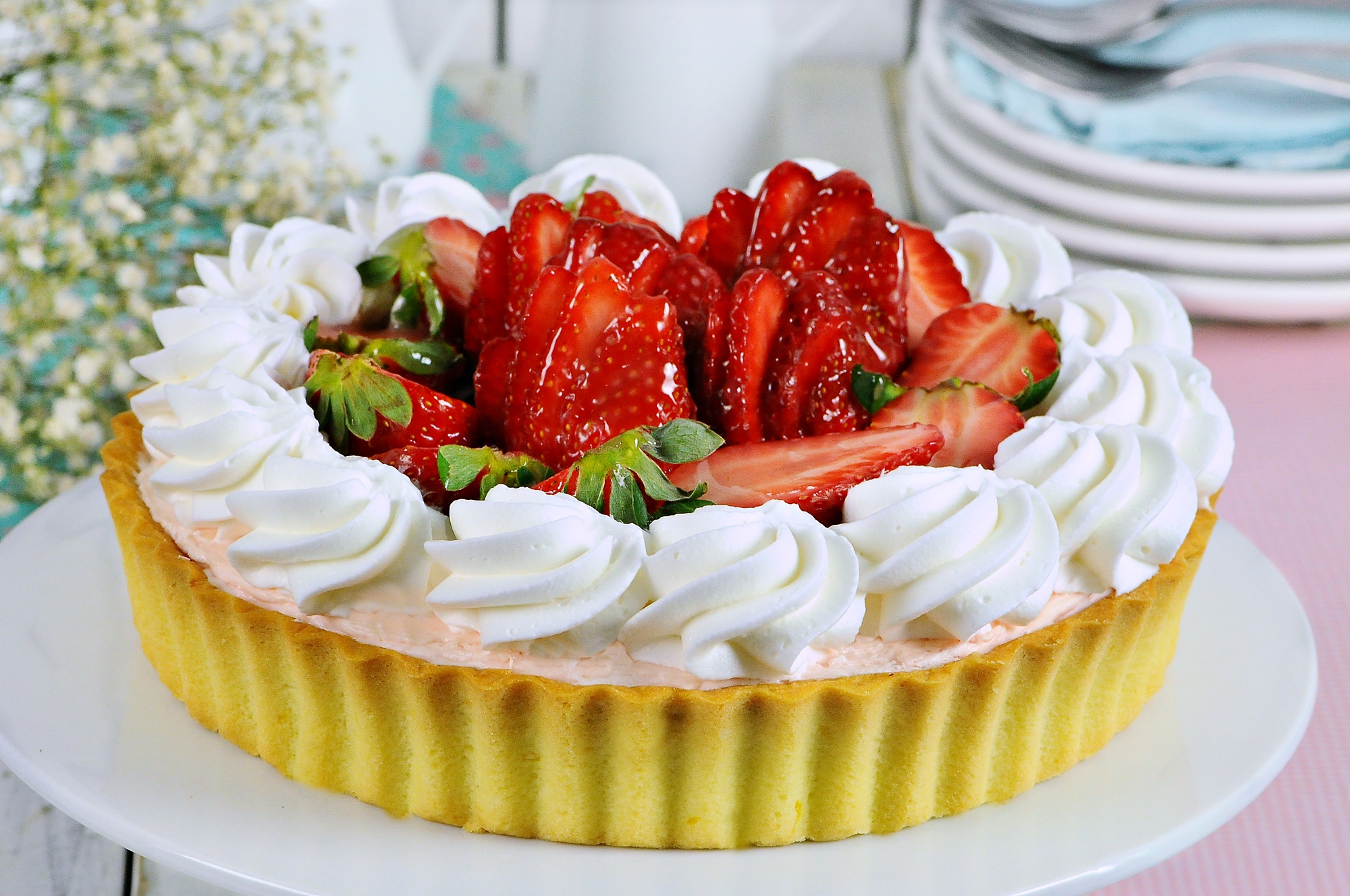 TORTA DE MORANGOS