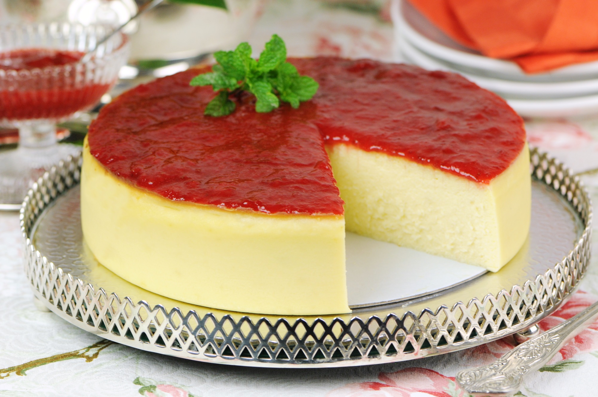 CHEESECAKE DE MORANGO