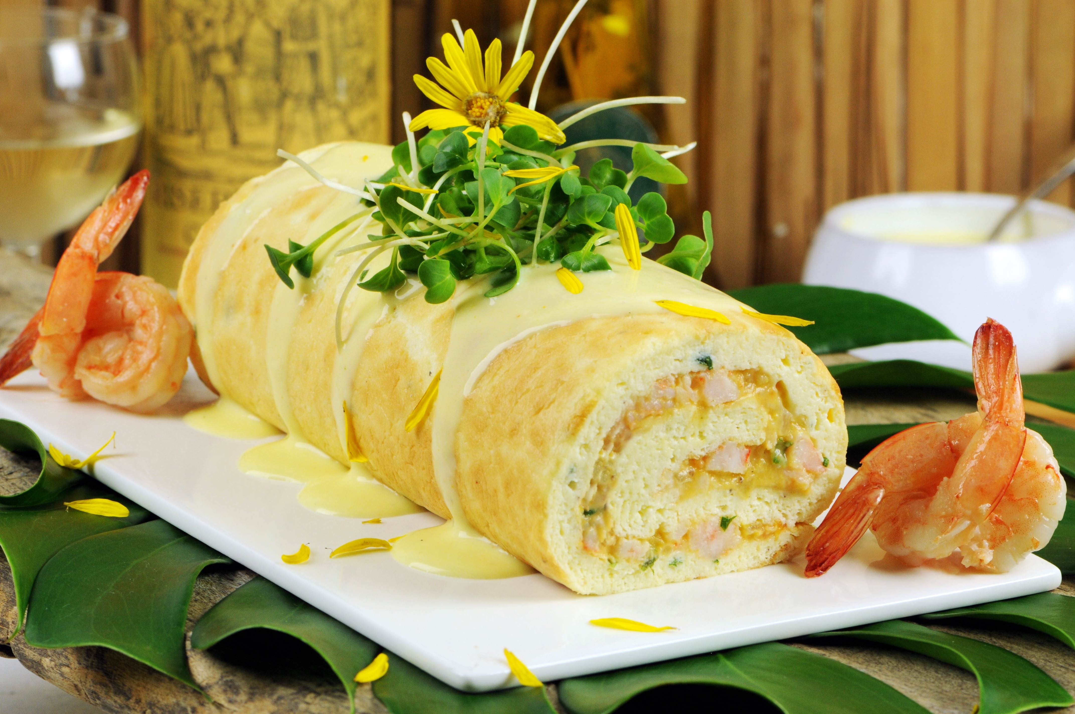 ROCAMBOLE SOUFLÉ DE CAMARÃO